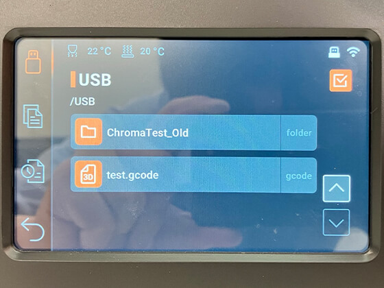USBメモリースティックからの造形3