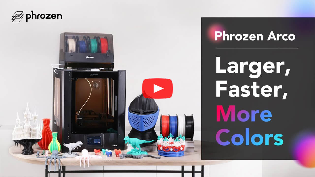 Phrozen Arco FDM 3D Printer - Larger, Faster, More Colors