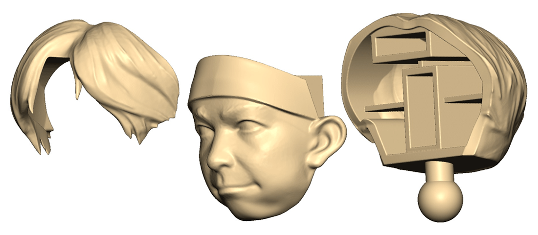 分割出力・組立確認イメージ